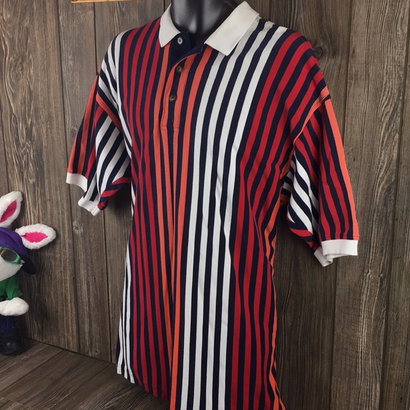 Cotton Trader Vertical Stripe POLO Men’s Sz. XL/T - Picture 3 of 8